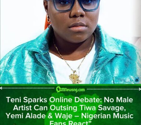 Teni Sparks Controversy: “No Male Artist Can Outsing Me, Tiwa, Yemi Alade or Waje — We Are Their Mothers”