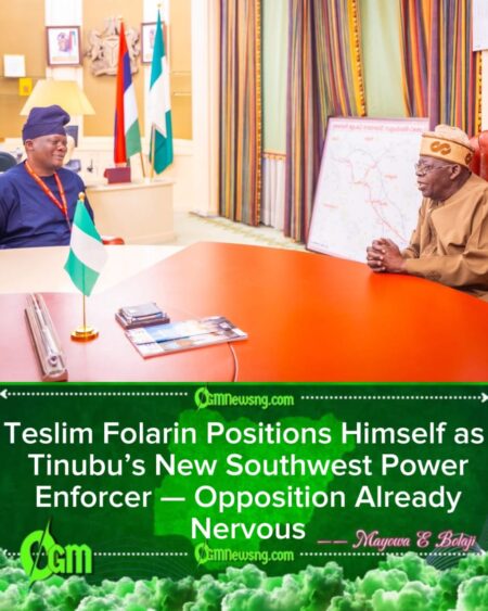 Teslim Folarin Warns Tinubu: “APC Risks Losing Oyo Forever If Internal Betrayers Are Not Removed