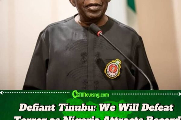 President Tinubu Pledges Unwavering Commitment to Defeat Terrorism Amid Economic Progress