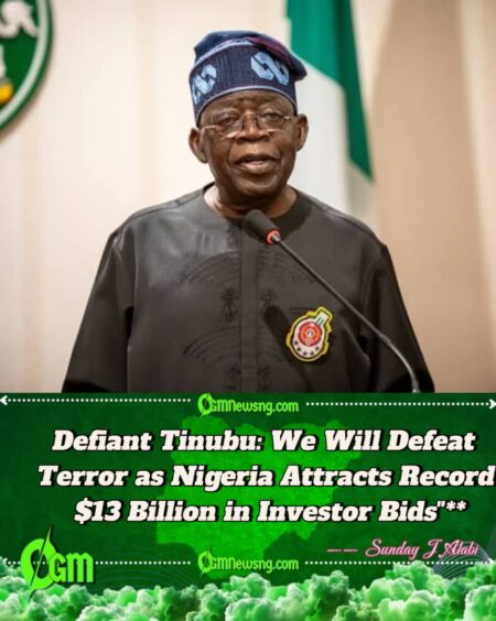 President Tinubu Pledges Unwavering Commitment to Defeat Terrorism Amid Economic Progress