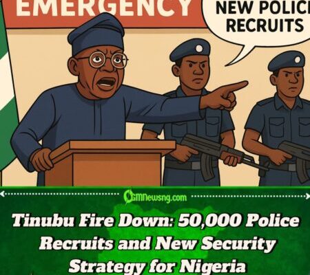 Tinubu Don Declare Nationwide Security Emergency – Order 20,000 New Police Recruits for Better Protection