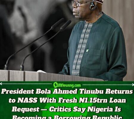 President Bola Ahmed Tinubu Seeks NASS Approval to Borrow N1.15trn to Fund 2025 Budget Deficit