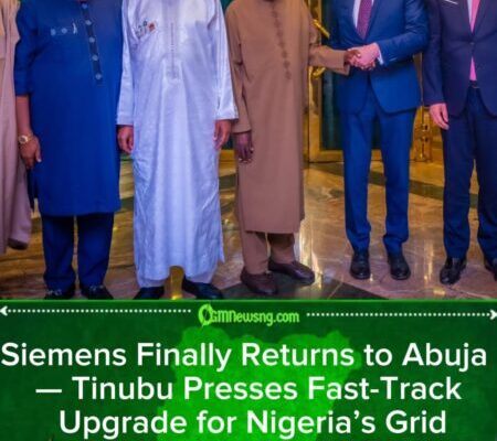 President Bola Tinubu Drags Siemens Back to the Table — Vows to End Nigeria’s Power Failure