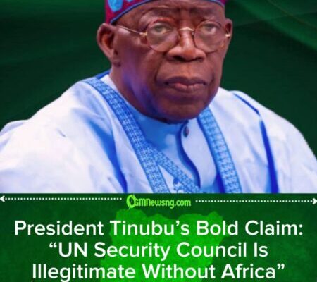 President Bola Ahmed Tinubu’s UN Reform Demand Sparks Global Tension: “Africa Deserves Veto Power”