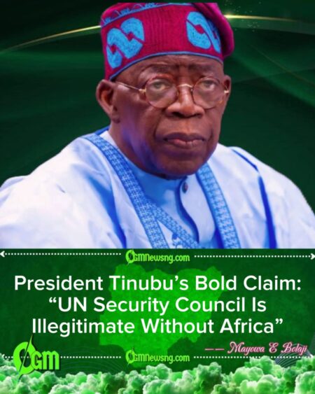 President Bola Ahmed Tinubu’s UN Reform Demand Sparks Global Tension: “Africa Deserves Veto Power”