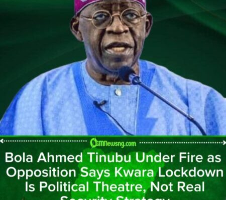 Bola Ahmed Tinubu Accused of Militarising Kwara as 24/7 Aerial Patrol Sparks Civil Liberties Debate
