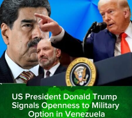 US President Donald Trump Leaves Door Open for U.S. Intervention in Venezuela