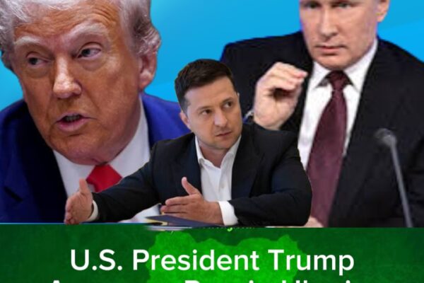 President Donald Trump Unveils Peace Blueprint for Russia and Ukraine