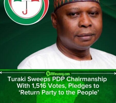 New Era for PDP? Turaki Emerges Chairman, Vows End to Impunity in Party Ranks