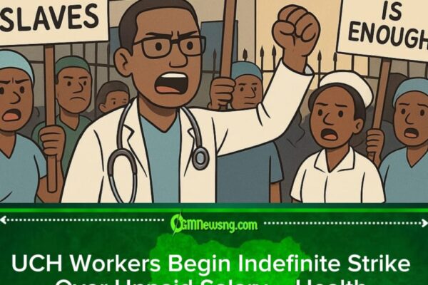 UCH Workers Shut Down Hospital Over Unpaid Salary – Strike Paralyze Health Services for Ibadan