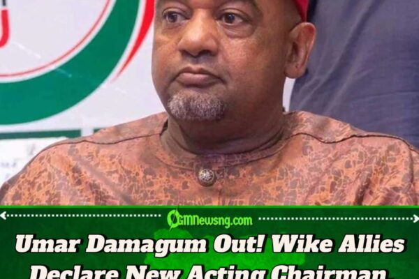 Umar Damagum, PDP National Chairman Faces Suspension as Wike-Backed PDP Faction Declares Leadership Overhaul