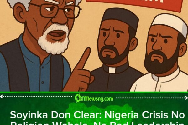 Wole Soyinka Don Burst Brain: “Na Politics and Bad Leaders Dey Cause Wahala for Nigeria, No Be Christian or Muslim Matter”