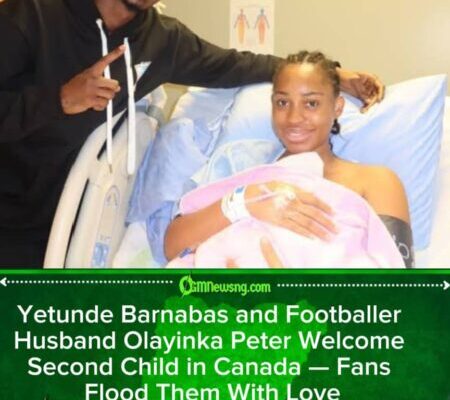 Actress Yetunde Barnabas and Footballer Husband Olayinka Peter Celebrate Arrival of Their Second Child in Canada