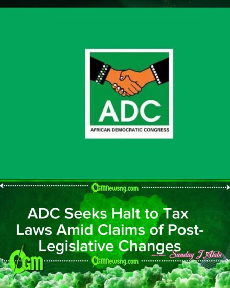 ADC Demands Suspension of Tax Laws Over Alleged Post-Approval Modifications