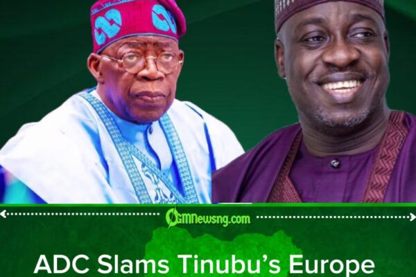 ADC Spokesperson Condemns Tinubu’s Europe Trip Amid Rising Security Concerns