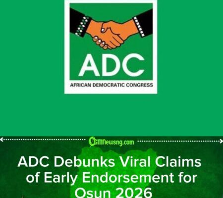 Osun 2026: ADC Denies Endorsing Any Governorship Candidate