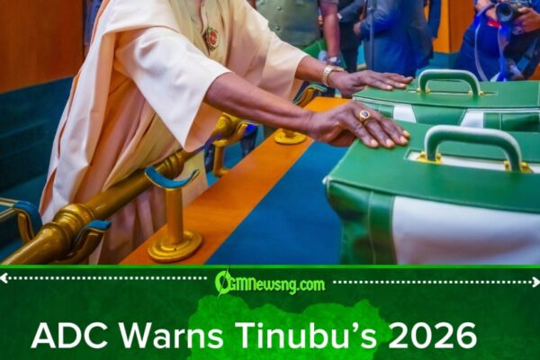ADC Says Tinubu’s 2026 Budget ‘Buries’ Next Generation in Debt, Warns of Deepening Fiscal Crisis