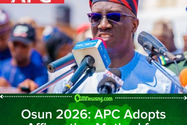 Osun 2026: APC Candidate to Emerge Through Affirmation, Says Okpebholo