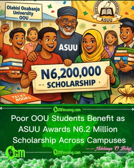 ASUU Gives N6.2 Million Scholarship to Indigent OOU Students to Support Education