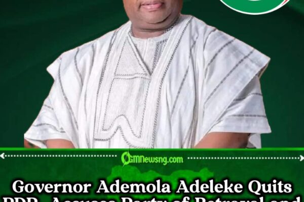 Governor Ademola Adeleke Shocks PDP With Sudden Resignation Amid Deepening Party Crisis
