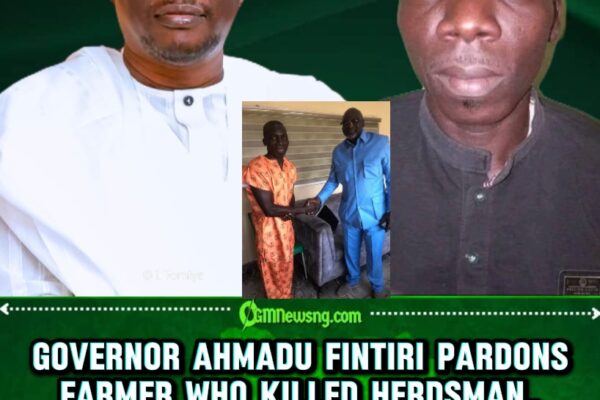 Governor Ahmadu Fintiri Frees Death Row Inmate After 11 Years, Sparks Debate on Justice System Failures