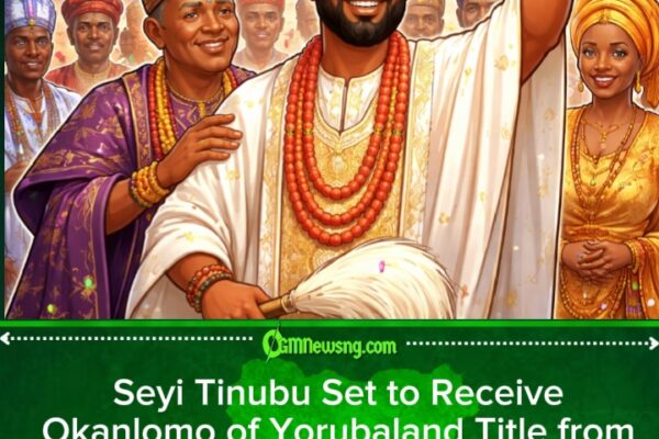 Alaafin of Oyo Go Give Seyi Tinubu Okanlomo of Yorubaland Title For Oyo Town