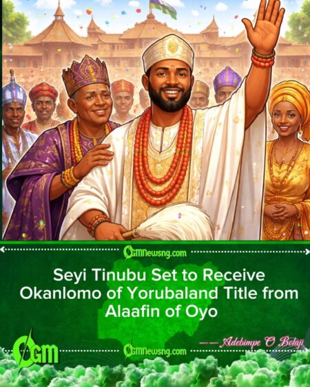 Alaafin of Oyo Go Give Seyi Tinubu Okanlomo of Yorubaland Title For Oyo Town