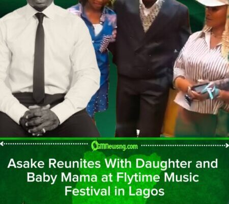 Asake Reunites With Daughter and Baby Mama at Flytime Music Festival in Lagos