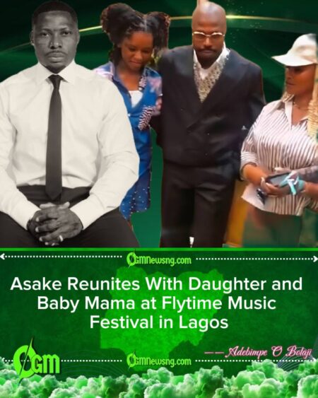 Asake Reunites With Daughter and Baby Mama at Flytime Music Festival in Lagos