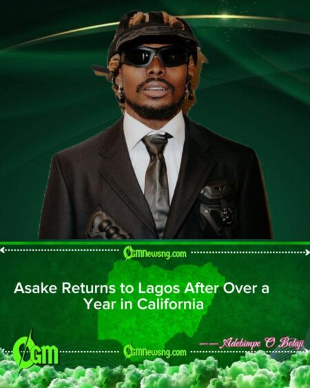 Asake Returns to Lagos After Over One Year in California, Sparks Excitement Among Fans
