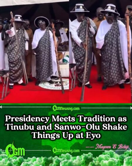 President Bola Ahmed Tinubu Graces 2025 Eyo Festival With Cultural Elegance With Governor Sanwo-Olu