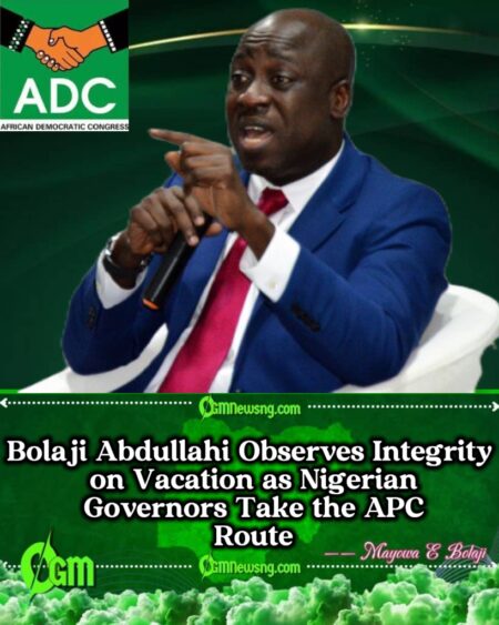 Bolaji Abdullahi, ADC National Publicity Secretary, Blasts APC’s New Recruits as Opportunistic Political Tourists, Not Leaders