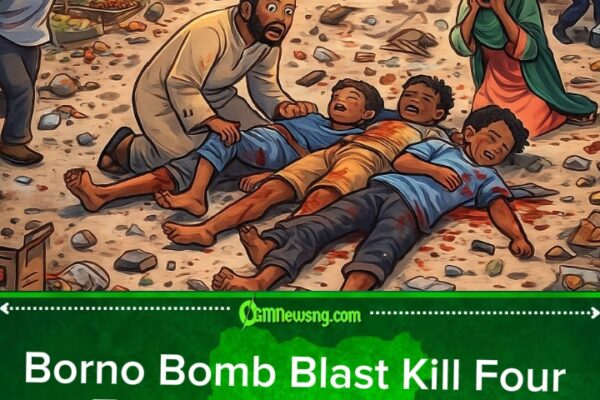 Borno Bomb Blast Kill Four Teenagers for Busy Street, Market Wahala Scatter Crowd