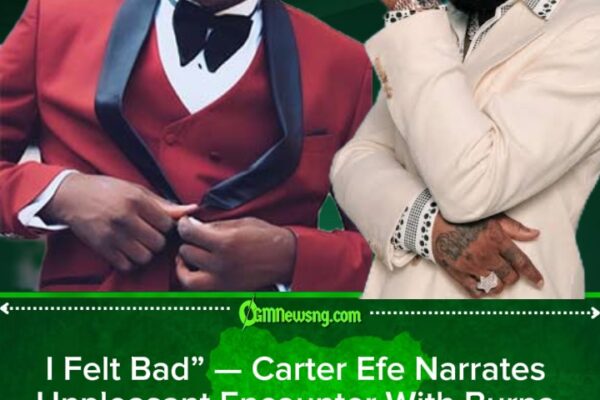 Carter Efe Reveals How Burna Boy’s Security Bounced Him, Says the Encounter Left Him Hurt