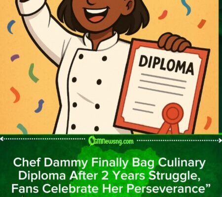 Chef Dammy Finally Bag Culinary Diploma After 2-Year Cook-a-Thon Struggle