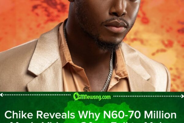 Singer Chike Opens Up on Struggles of Recouping High-Budget Music Video Investments in 2025