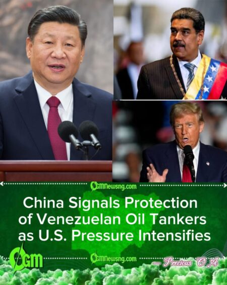China Positions Venezuelan Oil Tanker Protection as Stand for Global Energy Stability