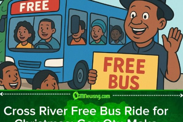 Cross River Gov Otu Launch Free Bus Service for Christmas, Residents Go Enjoy Smooth Travel