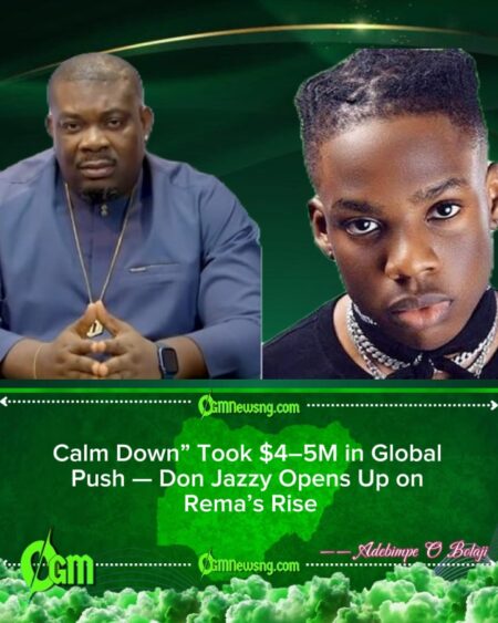 Don Jazzy Reveals Spending $4–5 Million to Push Rema’s Global Hit “Calm Down