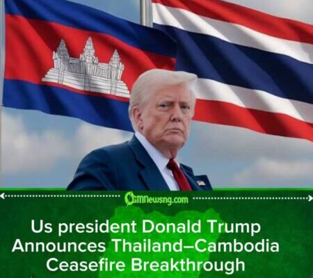 Us president Donald Trump Says His Peace Deal Is Back on Track in Southeast Asia