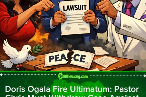 Doris Ogala Fire Ultimatum: Pastor Chris Must Drop VDM Case