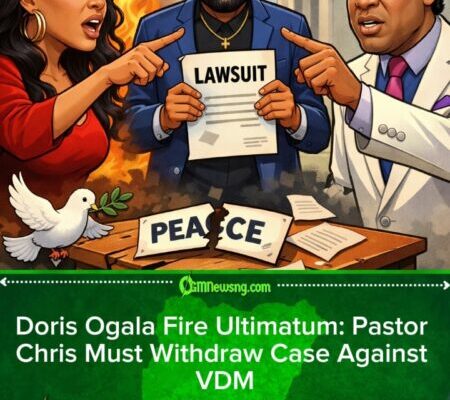 Doris Ogala Fire Ultimatum: Pastor Chris Must Drop VDM Case