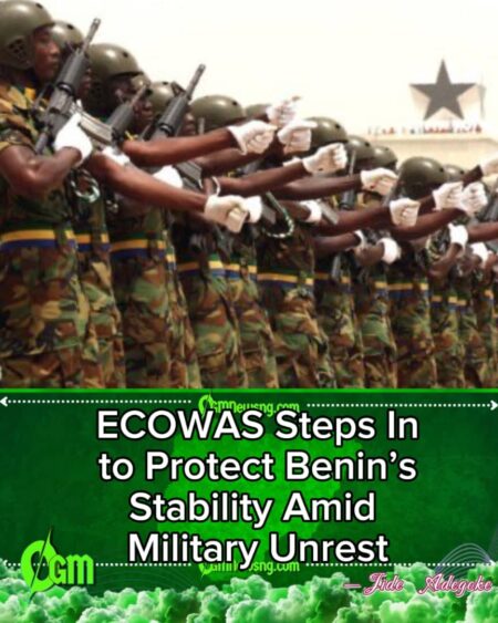 ECOWAS Deploys Standby Force to Benin Republic Amid Rising Political Tension