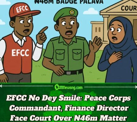 EFCC Arraign Peace Corps Oga, Finance Madam Over Alleged ₦46m Badge Palava