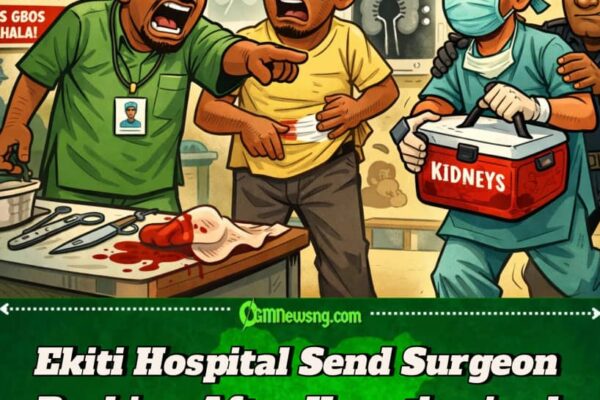 EKSUTH Serious Palava: Ekiti Hospital Fire Doctor Weh Remove Patient Kidney Without Consent