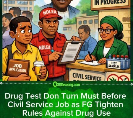FG Introduce Compulsory Drug Test for Civil Service Job Seekers as Tinubu Fight Drug Abuse