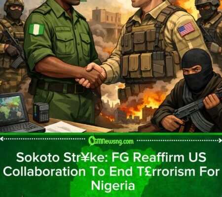 FG Reaffirm Say E Dey Work Hand-in-Hand With US To Fight T£rrorism After Sokoto Str¥ke