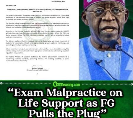 Federal Government Tightens Rules on SS3 Entry- “No Transfers Allowed"