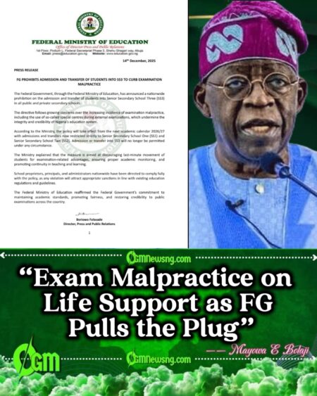 Federal Government Tightens Rules on SS3 Entry- “No Transfers Allowed"