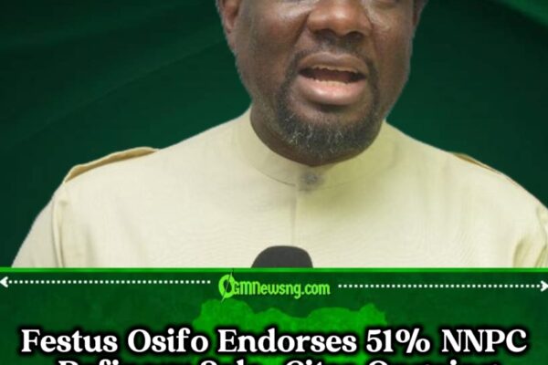 Festus Osifo, President of PENGASSAN Says Government Should Sell 51% Stake in NNPC Refineries